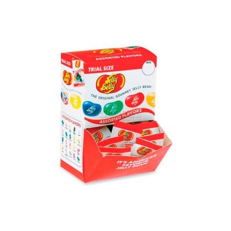 Marjack Jelly Belly Trial Size Gourmet Jelly Bean, Assorted Flavors, .35 oz., 80/Box JLL72512